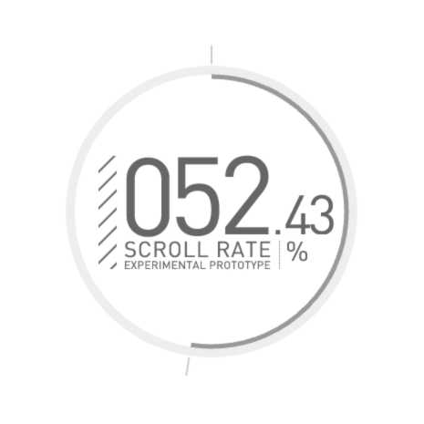 Scroll Rate Display Prototype